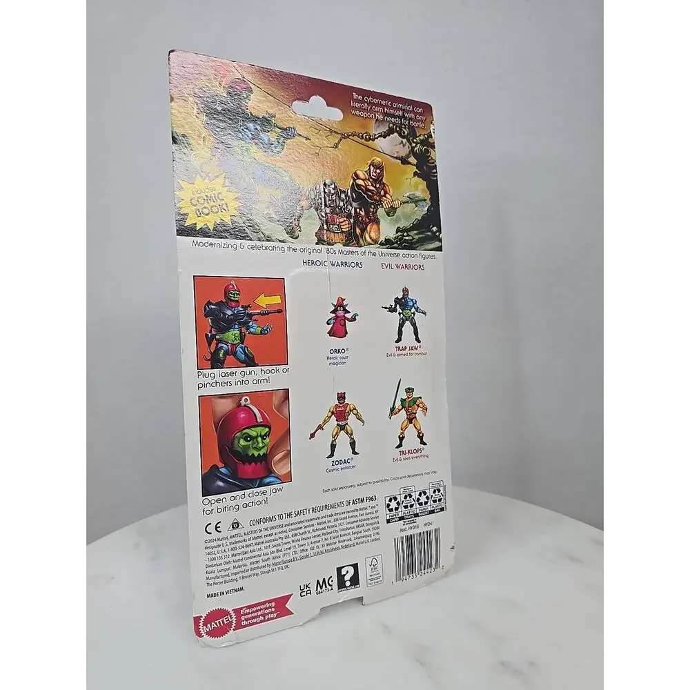 Mattel Masters of the Universe Origins Trap Jaw Fan Favorite Action Figure MOTU